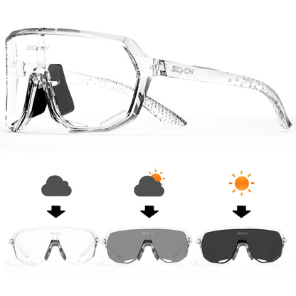 Photochromic Cycling Sunglasses MTB Glasses Road Bike Cycling UV400 Goggles Men Women Outdoor Bicycle Sports Eyewear New
